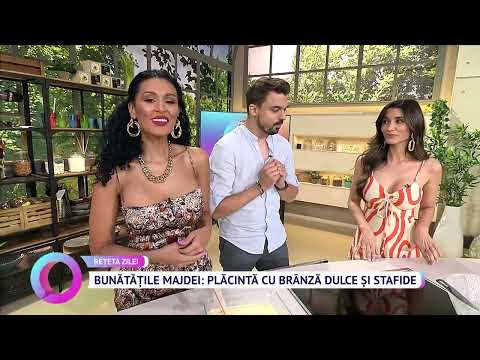 Bunătățile Majdei: plăcintă cu brânză dulce și stafide