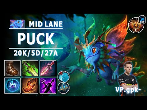 Puck Mid Lane | 7.30e | VP.gpk~ Pro Puck Play | Dota 2 Immortal Gameplay