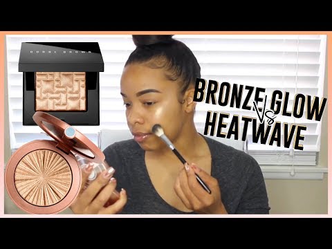 BOBBI BROWN BRONZE GLOW VS ESTEE LAUDER HEATWAVE