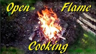 Kaz vs Wild Cooking with a Survival Ground Fire Survival Practice