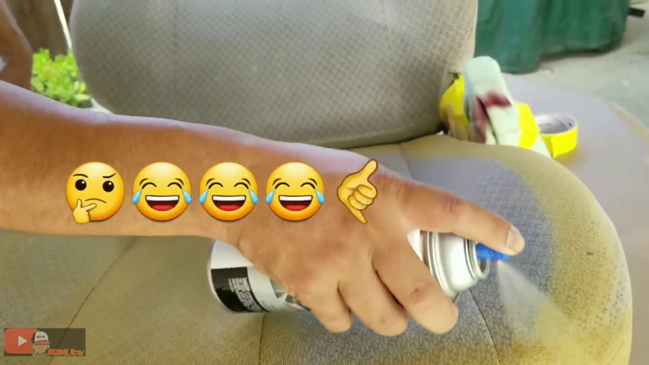 CÓMO PINTAR ASIENTOS DE TELA 👌//JBLtv