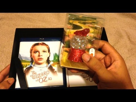 The Wizard of Oz 75th Anniversary Collector's Edition Blu-Ray 3D Unboxing