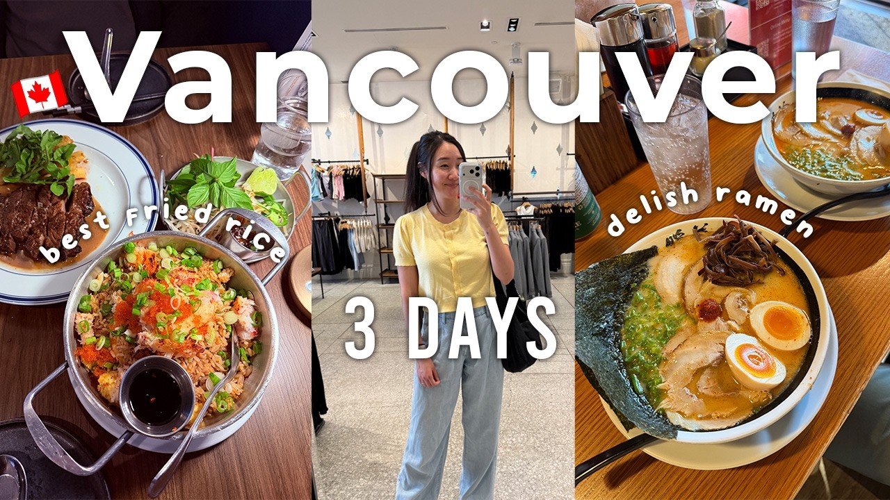 Vancouver Travel Vlog: what life is like in Canada & what to eat in Vancouver 2026