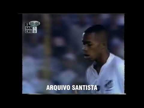 GRANDE LANCE DE ROBINHO NO JOGO SANTOS 1X0 CRUZ AZUL  LIBERTADORES 2003