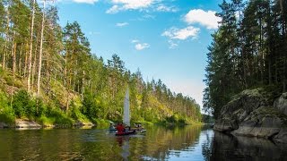 preview picture of video 'Ладожские шхеры 2014 (ladozhskoe ozero, travelling by kayak, Russia )'