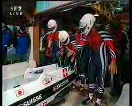 4er Bob Olympiade Nagano 1998 Team Christian Reich Schweiz I