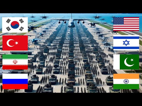 20 Most Powerful Militaries in the World (2023) - Yemen Israel USA China India Iran Russia