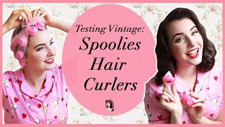 Spoolies - Testing Vintage Spoolie Hair Curlers (as seen on Mrs Maisel)
