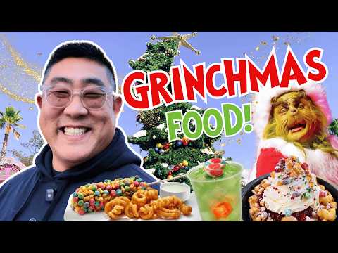 Universal Studios Hollywood Christmas Guide: Grinchmas Food, Merch & Characters!