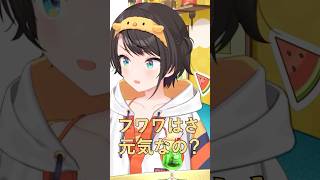 入院中のフワワが相変わらずで、ちょっと笑っちゃった大空スバル