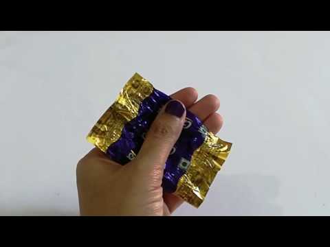 DIY Chocolate wrapper doll makingkids artdecor item simple trick/by gouthami