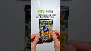 2025 Profit Challenge! Crown Zenith booster pack opening 👑 #pokemonshorts