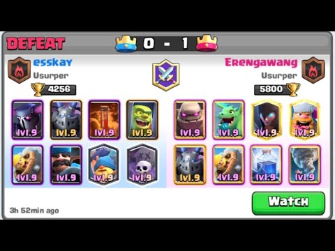 Losing a 100-0 Snipe -- Clash Royale