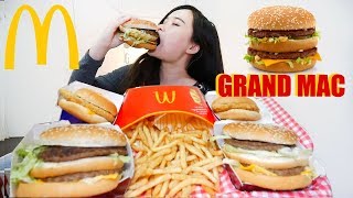 Mcdonalds Grand Big Mac | Family Dinner Box | Mukbang