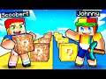 Having A SCOOBERT LUCKY BLOCK RACE In Minecraft