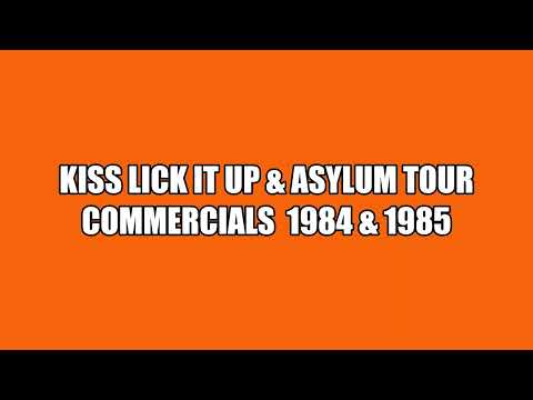 Kiss KLOL Houston radio Concert commercials, 1984 Lick It Up and 1985 Asylum tours