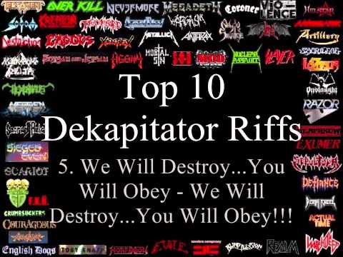 Dekapitator Top 10 Riffs