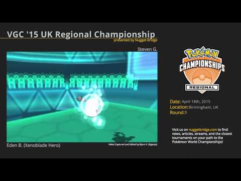 VGC '15 Birmingham Regional Round 5 - Eden B. (Xenoblade Hero) vs Steven G.