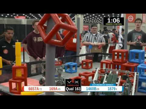 2015 VRC Sci Q163 - 6657A 169A vs 1460B 1879 - 47 to 33 - VEX Worlds 2015 - Science Division