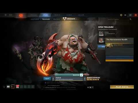 Dota 2: Pudge - Immortal Hook -【The Abscesserator】-『The International 10 - Treasure I』