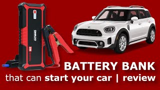 Portable Battery Bank that JUMP STARTS YOUR CAR | #POWER #MINI