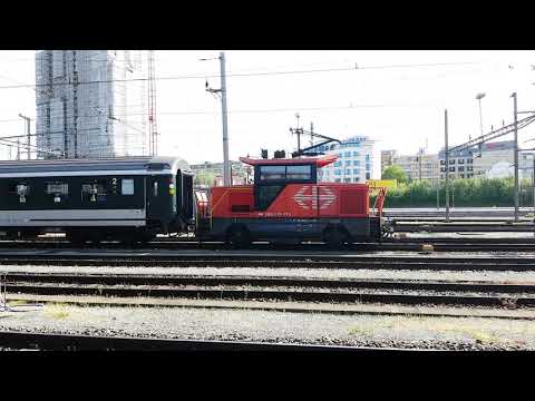 Locomotive de manoeuvre éléctrique EE922 à Bâle CFF
