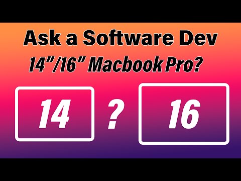 Software Dev? 14" or 16" Macbook Pro