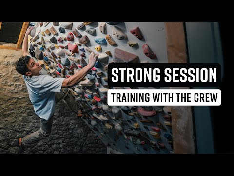 Mega Board Climbing Session • Training Hard With Aidan, Jim and Dave