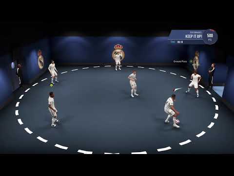 El Rondo mini game in FIFA 19 Journey