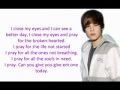 Justin Bieber - Pray [Instrumental with lyrics] 