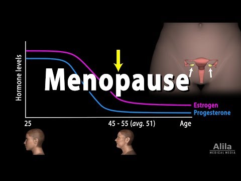 Menopause, Perimenopause, Symptoms and Management, Animation.