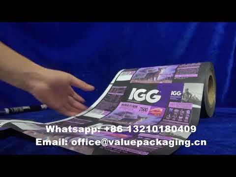 TLEN1416 Dimensão do pacote e nível de enchimento para 100g sachê de bolsa de travesseiro para comida de gato W125XH175 R057