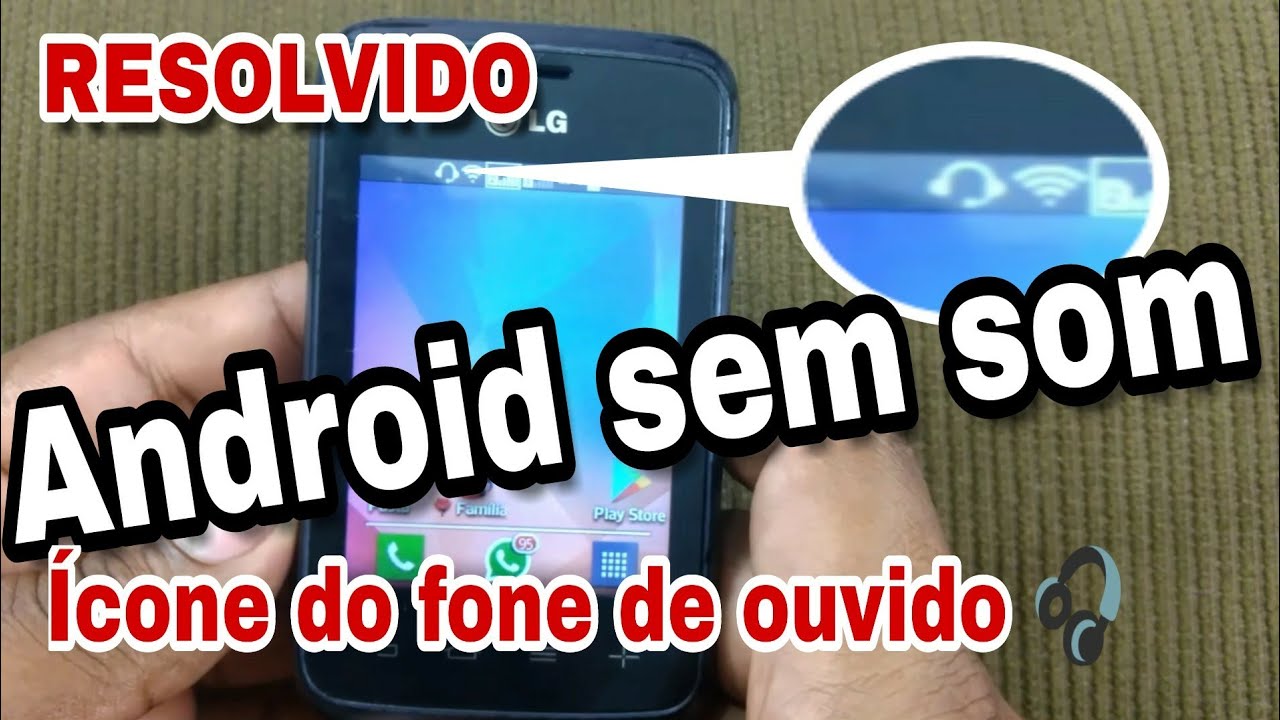 Android sem som, ícone de fone sem estar com o fone 🎧