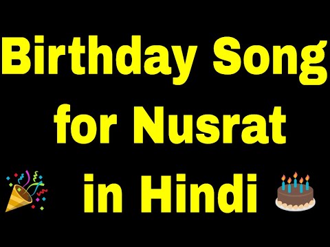 Birthday Song for nusrat - Happy Birthday nusrat Song