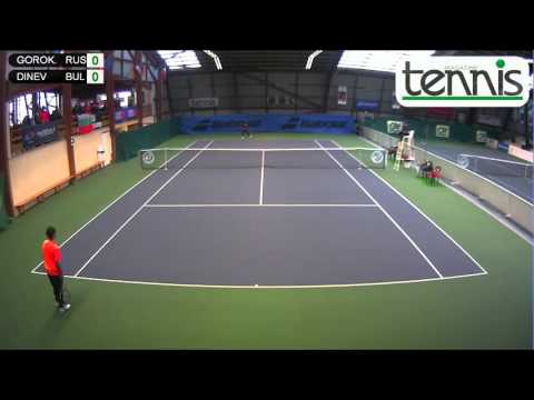 GOROKHOV (RUS) vs DINEV (BUL) - Open Super 12 Auray Tennis