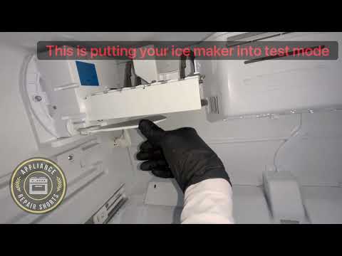 GE Refrigerator Not Making Ice| Easy Fix| Testing Icemake