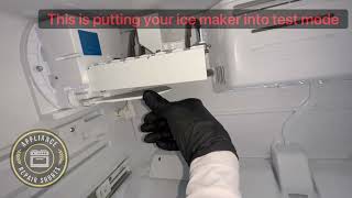GE Refrigerator Not Making Ice — Easy Fix — Testing Icemake