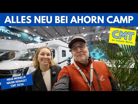 ALLES NEU! - Ahorn Camp - Neue Modellpalette - Messestand CMT 2026 Stuttgart