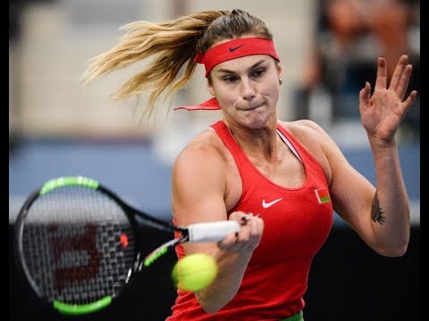 Aryna Sabalenka vs. Stefanie Voegele | 2018 Lugano Semifinals
