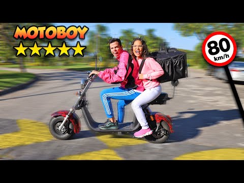 VIRAMOS ENTREGADORES PROFISSIONAIS POR UM DIA! - 5 ESTRELAS!