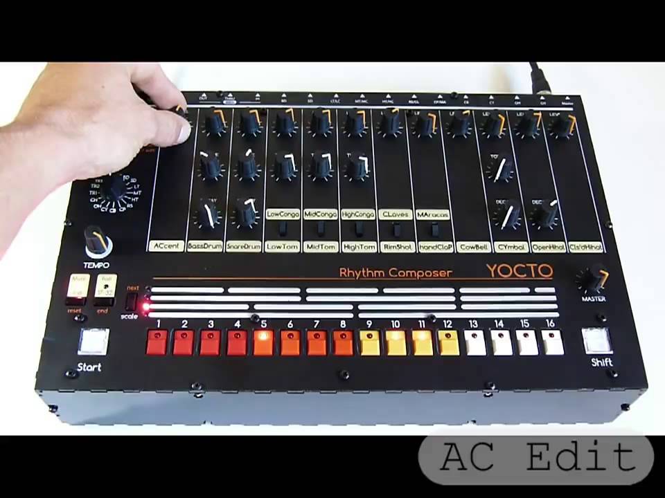 Yocto demo TR 808 clone - YouTube