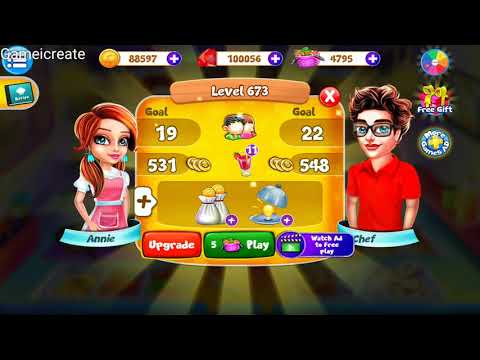 My Cafe Shop || Cotton Candy Shop: (Truck 17, Levels 671 to 674)