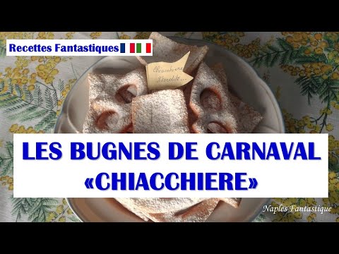 "Chiacchiere (Bugnes) : La Recette Croustillante qui accompagne le Sanguinaccio au Chocolat !"
