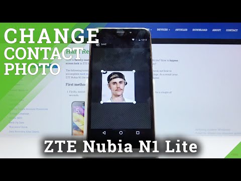 How to Add Photo to Contact in ZTE Nubia N1 Lite – Personalize Contact List