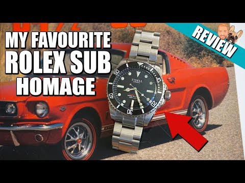 Tisell Submersible - Rolex Submariner 5513 Homage Watch Review Video