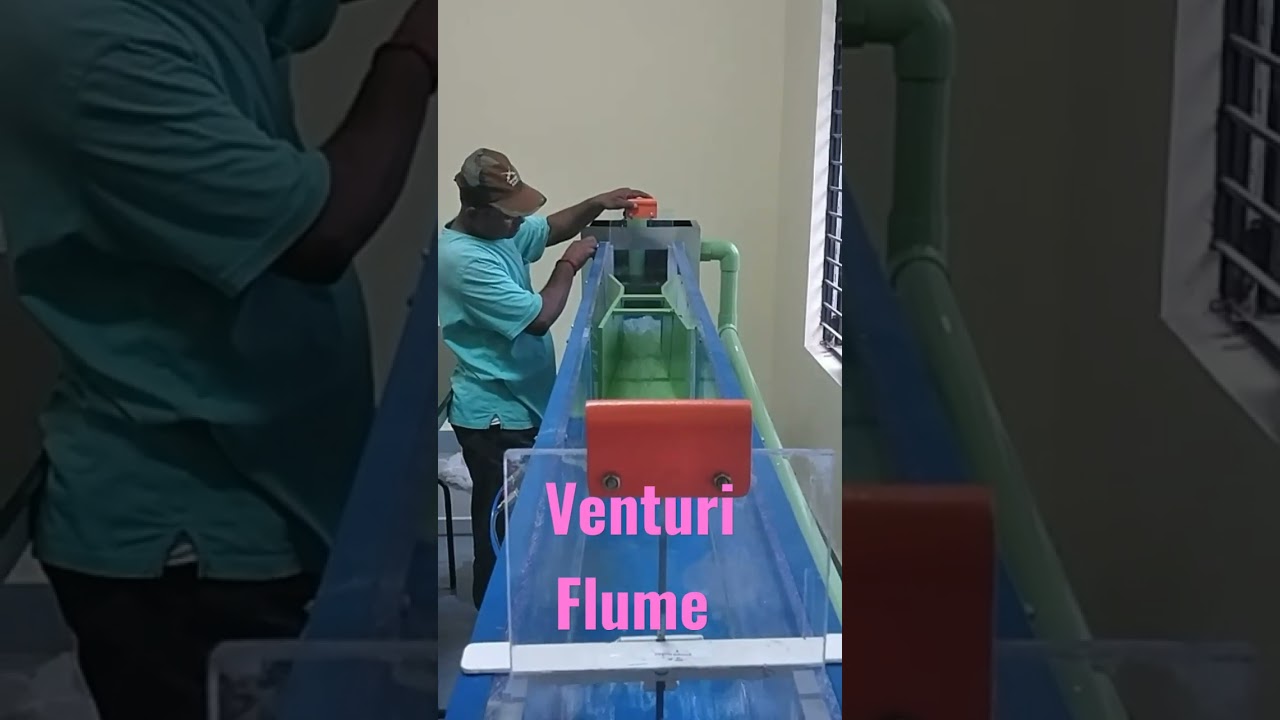 Venturi Flume #trending #viral #ytshorts #ytstudio #engineering #lab #setup #experimental #unit
