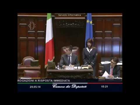 Interrogazione a risposta immediata - 28 maggio 2014