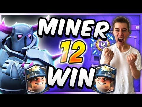 DESTROY THE META! EASY 12 WINS w/ PEKKA MINER POISON DECK — Clash Royale