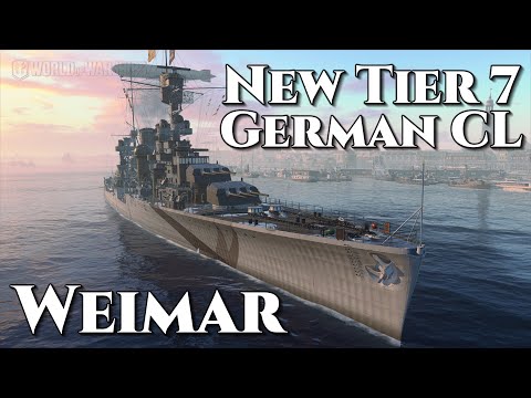 World of Warships: Weimar - New T7 German Light Cruiser