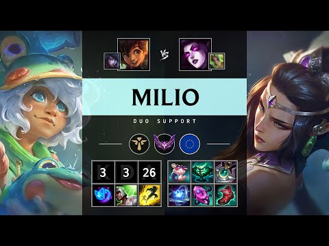 Milio Support vs Morgana: Shield Maker - EUW Master Patch 14.17